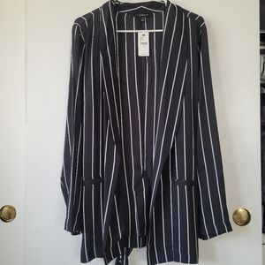 Lane Bryant Striped Blazer Size 18